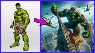 AVENGERS But KING KONG  VENGERS  All Characters (marvel & DC) 2024