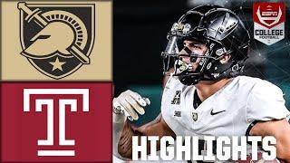 Army Black Knights vs. Temple Owls | Full Game Highlights | ESPN College Football