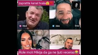 Role Eniz i Miki show Eniz i Miki ubacuju Zerinu u lajv a Role bjezi zena mu ljubomorna na Zerinu