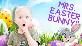 Mrs. Easter Bunny Surprise EGG HUNT!!!!!