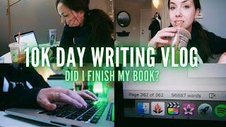 can we finally finish this book? // trying to write 10k words in a day