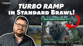 Get EVERY Land Out of Your Deck! | Lumra, Bellow of the Woods | Standard Brawl | Magic Arena