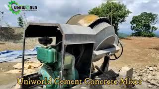 Uniworld Cement Concrete Mixer Machine