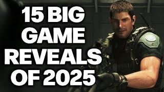 15 BIG Game Announcements of 2025 That Will HAVE US LOSING IT