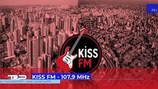 Prefixos - Kiss FM - 105,3 MHz (Ribeirão Preto/SP) e 107,9 MHz (Cosmópolis-Campinas/SP)