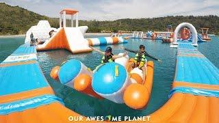 Inflatable Island: Asia's Biggest Floating Water Park