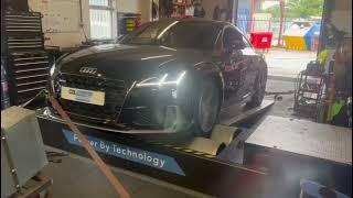 Audi TT 2.0tsi Quattro stage 1 rolling road results.