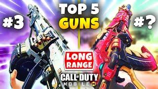 Top 5 BEST Long Range Guns In SEASON 6 Battle Royale | COD Mobile | Best Gunsmith For Long Range BR