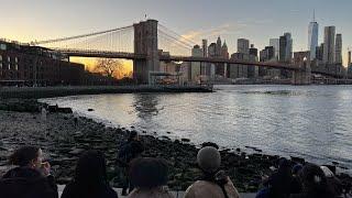 NYC Christmas 2024 DUMBO & Brooklyn Bridge Park