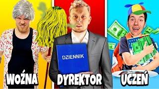 JEDZENIE DLA WOŹNEJ vs DYREKTORA vs UCZNIA