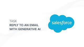 Salesforce Task 11: Reply to an email with generative AI