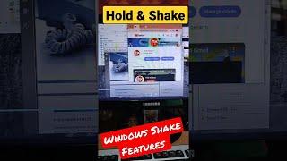 Windows Cool Features You Need to Know [Windows Shake]  #shorts #youtubeshorts