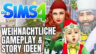 4 WEIHNACHTLICHE Spieleideen für Sims 4  GEGEN LANGEWEILE & OHNE MODS!