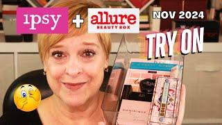 Sub Box Try on GRWM! | Nov 2024 Allure + Ipsy Products!