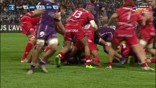 saba pesvianidze try against Oyonnax