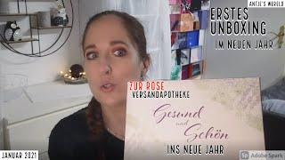 erstes Unboxing im neuen Jahr Gesund & Schön Zur Rose - Januar 2021 - Antje's Wereld