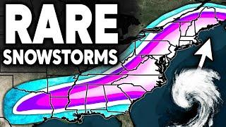 Models Show A Very Rare Snowstorm... Arctic Air Reaching the Gulf