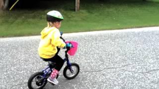 Lucy's First Day Riding A Bike