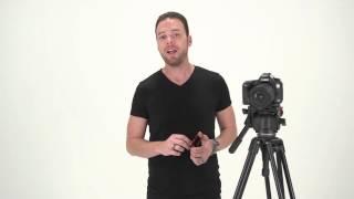 Camera Tripod Hack:  Rubber Band Pan
