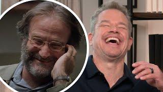 Matt Damon Shares Incredible Robin Williams GOOD WILL HUNTING Story | INTERVIEW