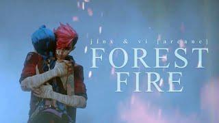 jinx and vi | forest fire [arcane]