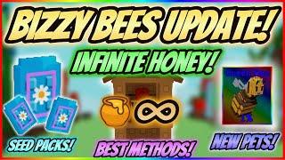 *GROW A GARDEN* BEST INFINITE HONEY METHODS! *NEW* BIZZY BEE UPDATE! ALL YOU NEED TO KNOW!