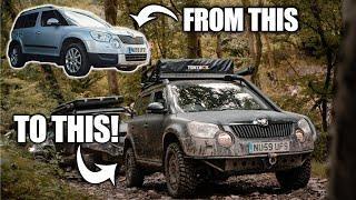 Building an Overland Skoda Yeti in 10 Minutes! 