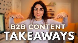 How to do B2B CONTENT MARKETING the right way in 2021? Takeaways from Backlinko Report by Brian Dean