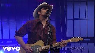 Brad Paisley - Alcohol (Live on Letterman)