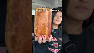 Deep fried chipotle burrito mukbang #shorts #chipotle #burrito #fried #asmr #asmrsounds #food