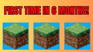 Playing minecraft for the first time in half a year...