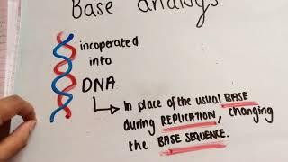 Biological agents: base analogs