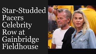 Star-Studded Pacers Celebrity Row at Gainbridge Fieldhouse