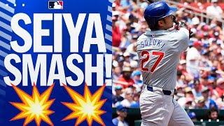 Seiya later, baseball! Seiya Suzuki blasts one out in St. Louis!