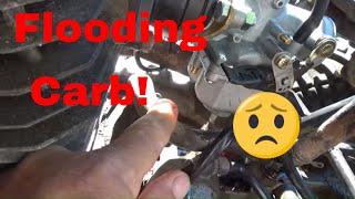 Fixing an Overflowing ATV Carburetor, Cleaning a PZ27 Carburetor!