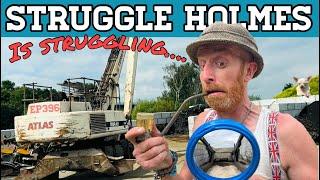 STRUGGLE HOLMES and the ENIGMA of the broken machines! New anti tool stealing solution!