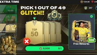 GLITCH IN TOP 50 PACK EXTRA TIME EVENT FC MOBILE 24!! COPA AMERICA EVENT FC MOBILE!