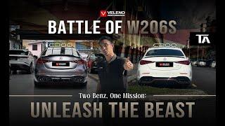 THE BATTLE OF W206 | Veleno Performance Exhaust