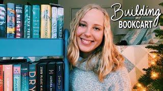 Build & Organize My New Book Cart With Me | Cozy December Vlog