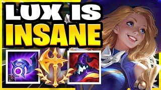 Lux Support is POWERFUL in Wild Rift! Lux Build & Gameplay!