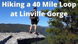 Solo Hiking a 40 Mile Loop at Linville Gorge