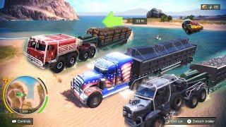 All Trucks Loading All Type Of Goods | Off The Road Unleashed Nintendo Switch Gameplay HD