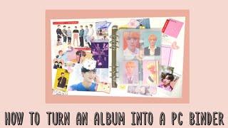 DIY  Old Album into PC Binder!