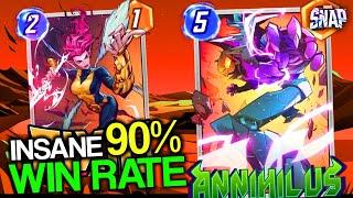 This High Roll Pixie Anninilus deck has a 90% win rate! Top player uses this! | Marvel Snap 2024