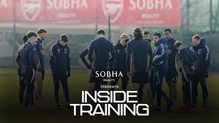 INSIDE TRAINING | Gym work, rondos and skills | Ready for West Ham in the PL 