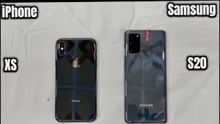 iPhone XS vs Samsung S20 Plus:Review and Speed test