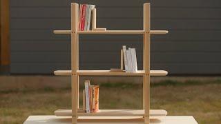 Fine Woodworking For Beginners! Step By Step Guide To Building A Contemporary Inlaid Bookshelf!