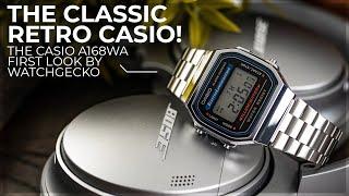 The Classic Retro Casio | Casio A168WA-1YES First Look By WatchGecko