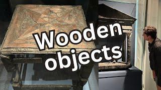 Wooden furniture of Herculaneum preserved from Vesuvius
