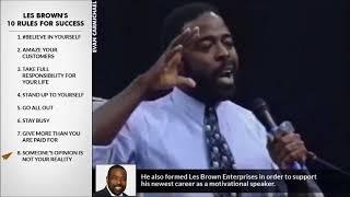 How to be Successful | Les Brown's Top 10 Rules For Success